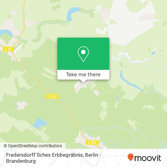 Fredersdorff´Sches Erbbegräbnis map