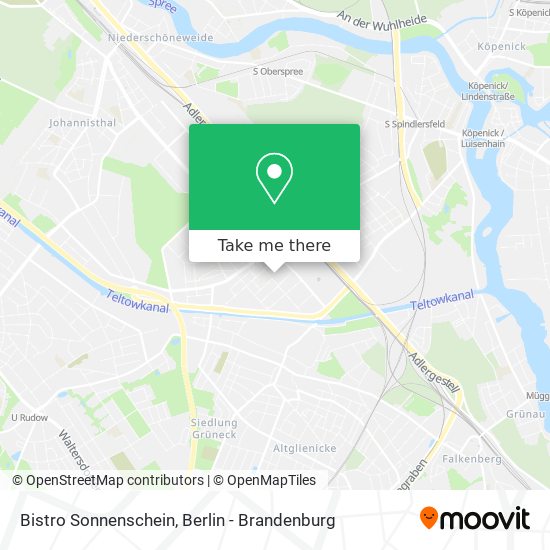 Bistro Sonnenschein map