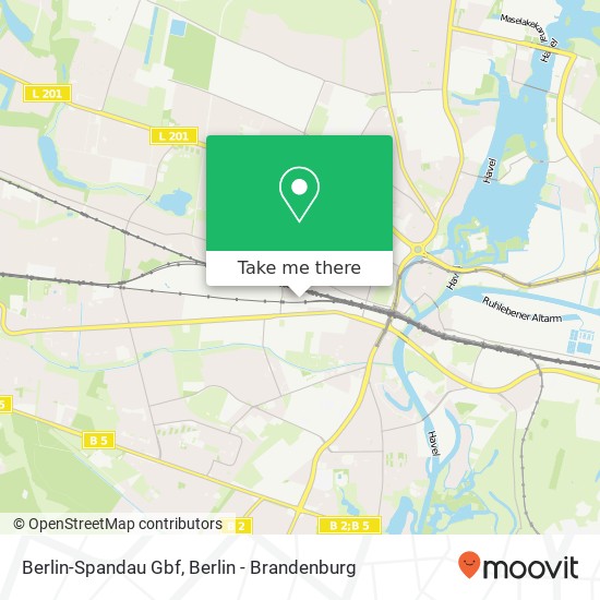 Berlin-Spandau Gbf map