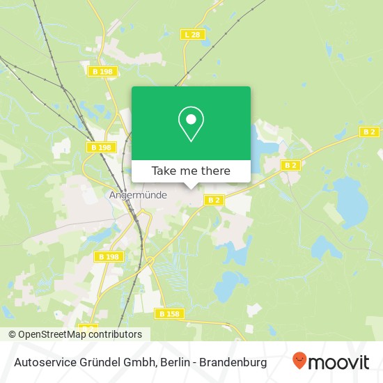 Карта Autoservice Gründel Gmbh