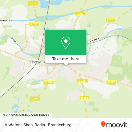 Vodafone Shop map