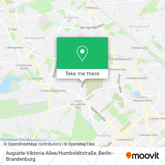 Auguste-Viktoria-Allee / Humboldtstraße map