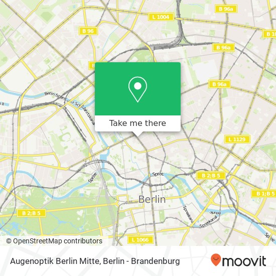 Augenoptik Berlin Mitte map