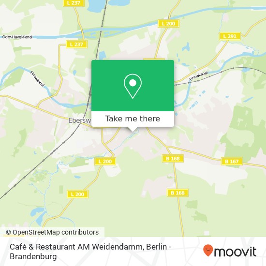 Карта Café & Restaurant AM Weidendamm
