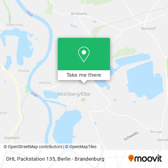 Карта DHL Packstation 135