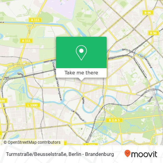 Turmstraße/Beusselstraße map