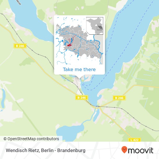 Wendisch Rietz map