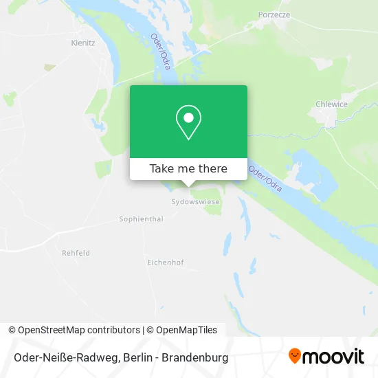 Oder-Neiße-Radweg map