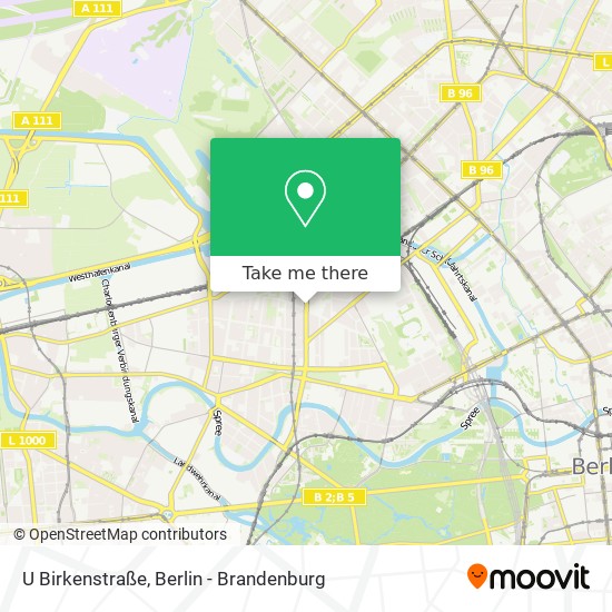 U Birkenstraße map