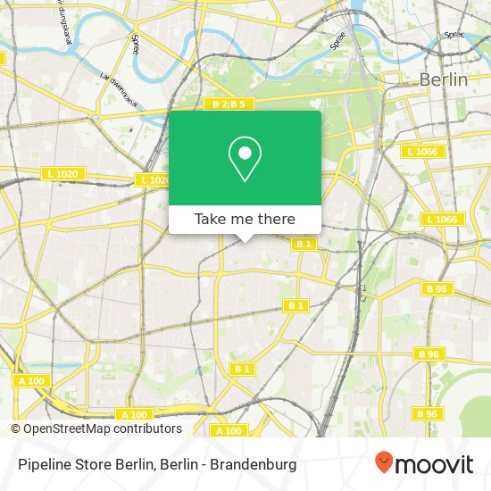 Pipeline Store Berlin map