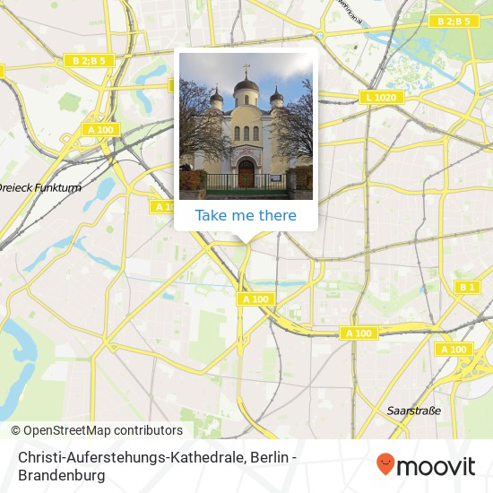 Карта Christi-Auferstehungs-Kathedrale