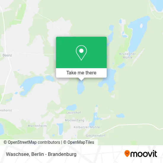 Waschsee map
