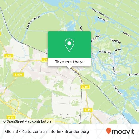 Gleis 3 - Kulturzentrum map