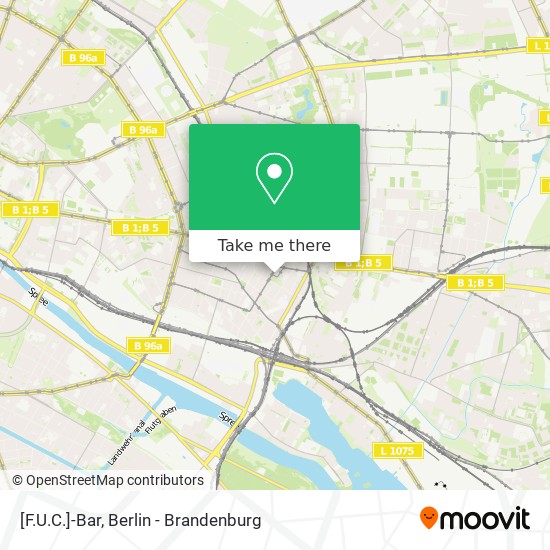 How To Get To F U C Bar In Friedrichshain By Bus Subway Train Light Rail Or S Bahn