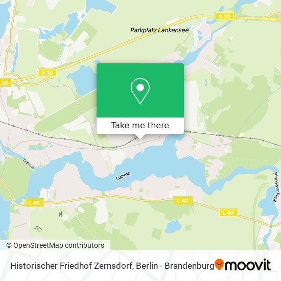 Historischer Friedhof Zernsdorf map