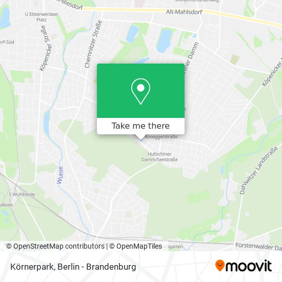 Körnerpark map