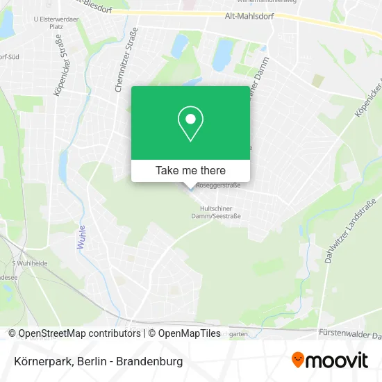 Карта Körnerpark
