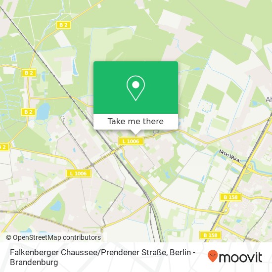 Falkenberger Chaussee / Prendener Straße map