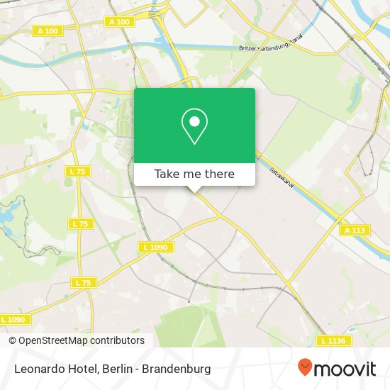 Leonardo Hotel map