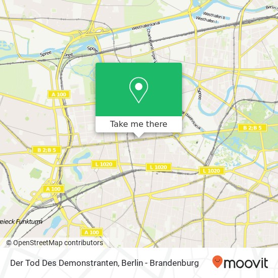 Der Tod Des Demonstranten map