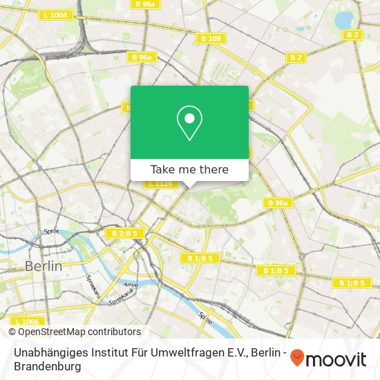 Unabhängiges Institut Für Umweltfragen E.V. map