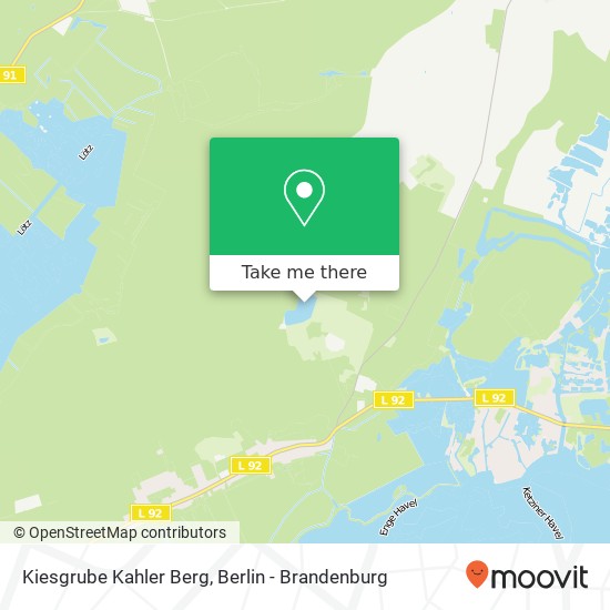 Kiesgrube Kahler Berg map