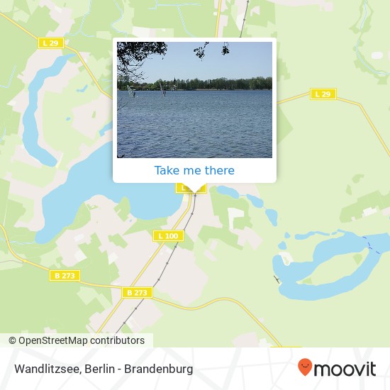 Wandlitzsee map