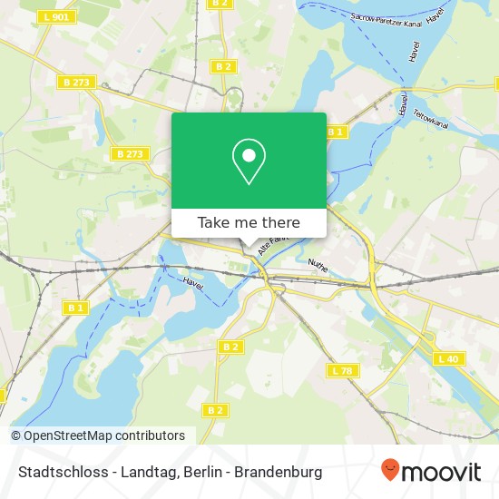 Stadtschloss - Landtag map