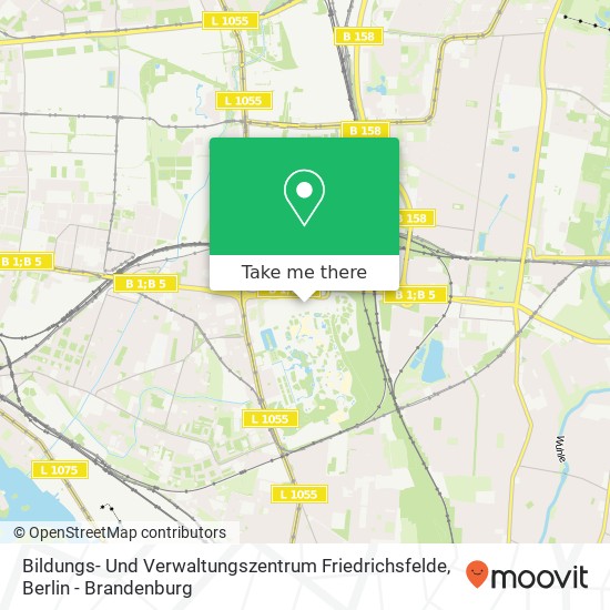 Bildungs- Und Verwaltungszentrum Friedrichsfelde map