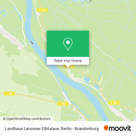 Landhaus Lenzener Elbtalaue map
