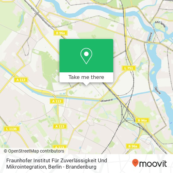 Fraunhofer Institut Für Zuverlässigkeit Und Mikrointegration map