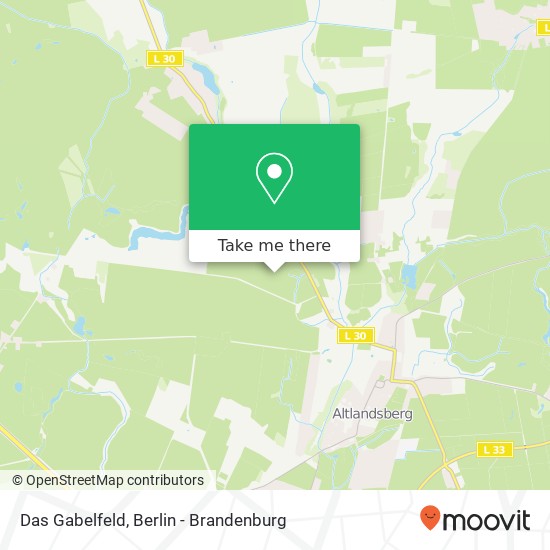 Карта Das Gabelfeld