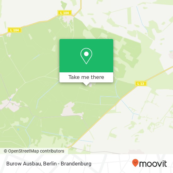 Burow Ausbau map