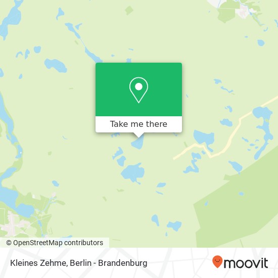 Kleines Zehme map