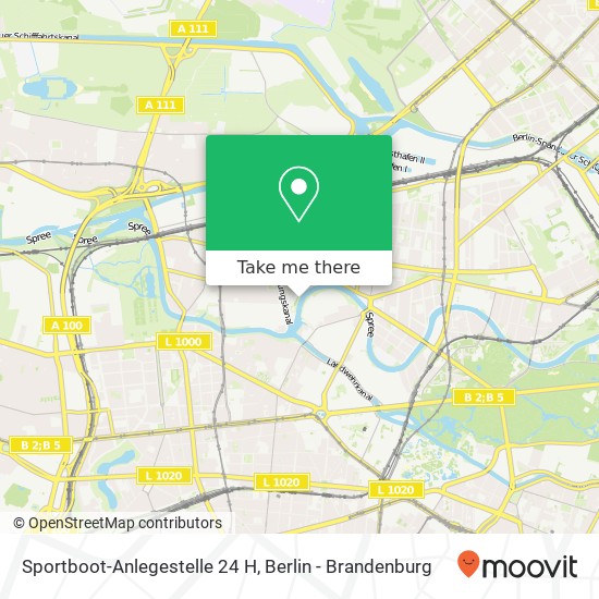 Sportboot-Anlegestelle 24 H map