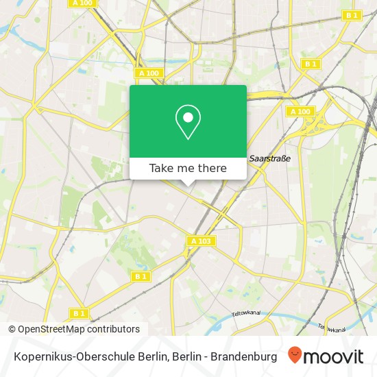 Kopernikus-Oberschule Berlin map