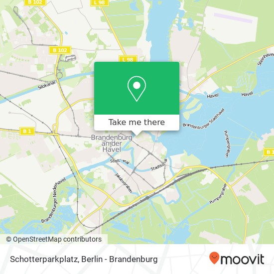 Schotterparkplatz map