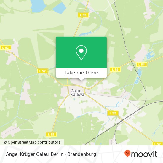 Angel Krüger Calau map