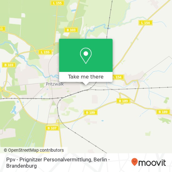 Ppv - Prignitzer Personalvermittlung map