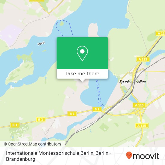 Карта Internationale Montessorischule Berlin