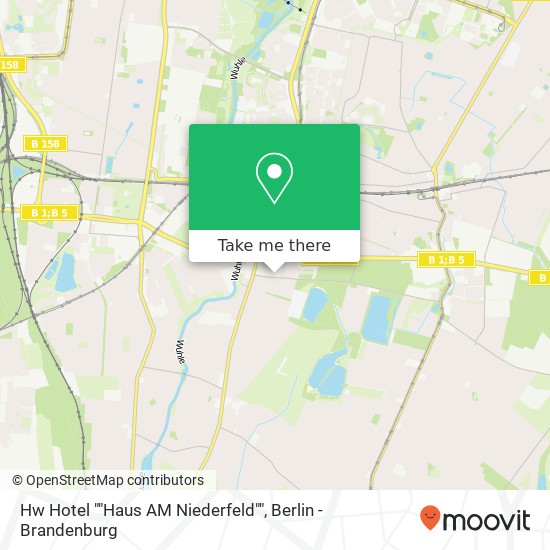 Hw Hotel ""Haus AM Niederfeld"" map