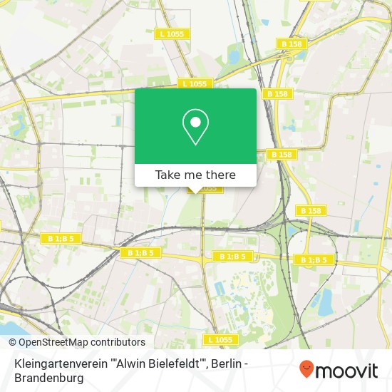 Карта Kleingartenverein ""Alwin Bielefeldt""