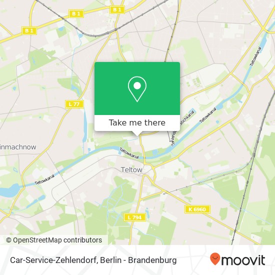 Карта Car-Service-Zehlendorf