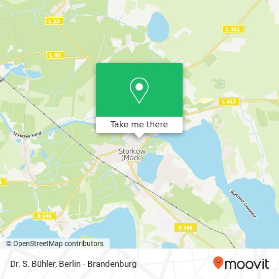 Dr. S. Bühler map