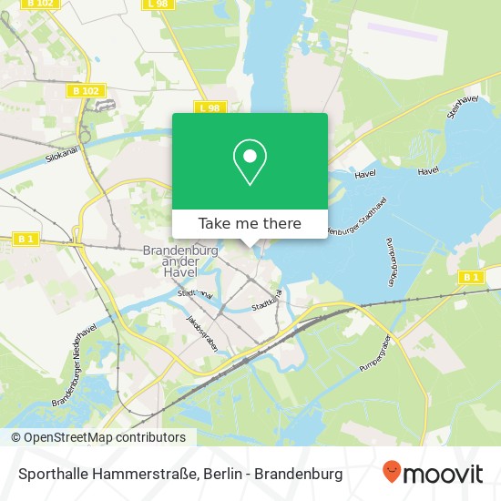 Sporthalle Hammerstraße map