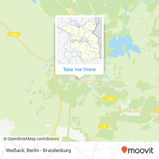 Weißack map