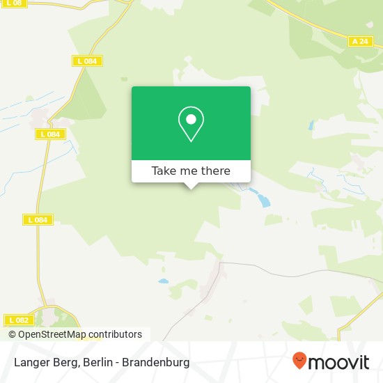 Langer Berg map