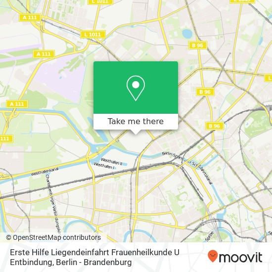 Erste Hilfe Liegendeinfahrt Frauenheilkunde U Entbindung map