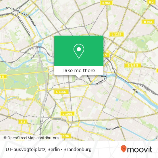 Карта U Hausvogteiplatz