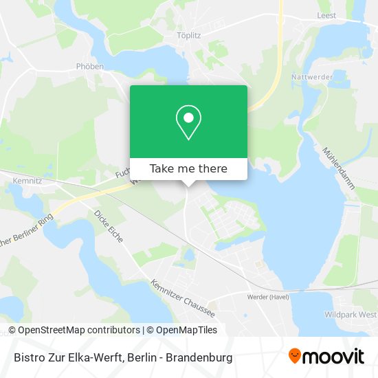 Карта Bistro Zur Elka-Werft